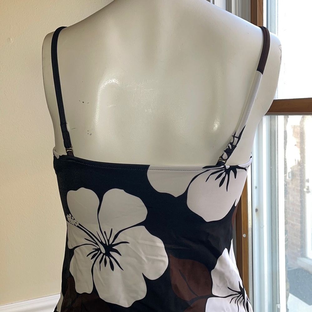 Swimsuit 2 Piece Floral Tankini and Brief GUC Size 8 - Picture 9 of 12